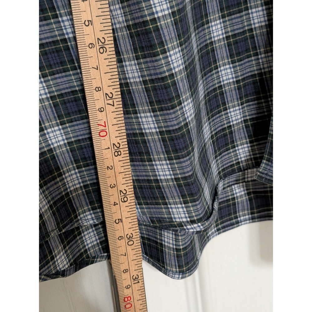 LL Bean Men's Plaid Button Down Shirt Wrinkle Resistant Long Sleeve Size L - Picture 4 of 8